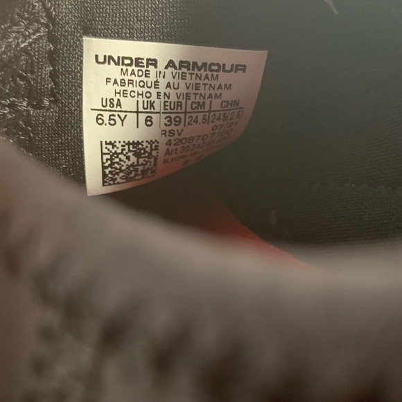 Kids Under Armour Slip On Running Shoes - Picture 7 of 7